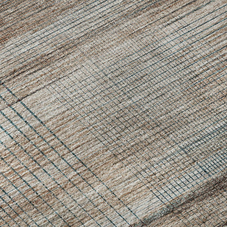 Piper Looms Mayfield Stripes AMF819 Copper Machine Washable Area Rug Swatch Image