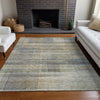 Piper Looms Mayfield Stripes AMF819 Khaki Machine Washable Area Rug Lifestyle Image Feature