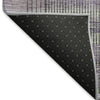 Piper Looms Mayfield Stripes AMF819 Purple Machine Washable Area Rug Backing Image