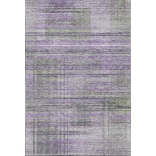 Piper Looms Mayfield Stripes AMF819 Purple Machine Washable Area Rug main image