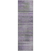 Piper Looms Mayfield Stripes AMF819 Purple Machine Washable Area Rug Runner Main Image