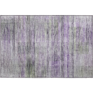 Piper Looms Mayfield Stripes AMF819 Purple Machine Washable Area Rug Scatter Main Image