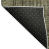 Piper Looms Mayfield Stripes AMF820 Brown Machine Washable Area Rug Backing Image