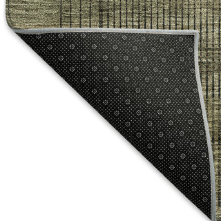Piper Looms Mayfield Stripes AMF820 Brown Machine Washable Area Rug Backing Image