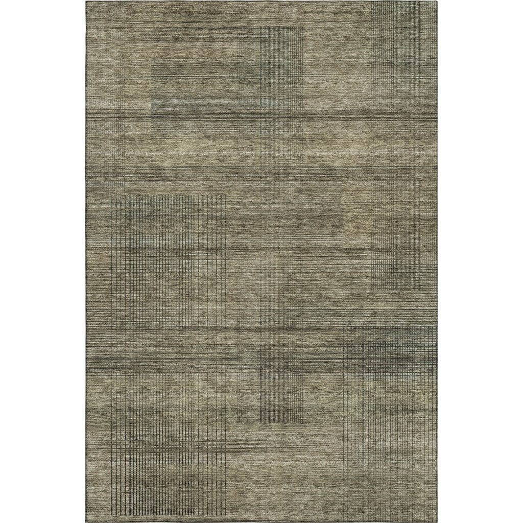 Piper Looms Mayfield Stripes AMF820 Brown Machine Washable Area Rug main image