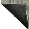 Piper Looms Mayfield Stripes AMF820 Khaki Machine Washable Area Rug Backing Image