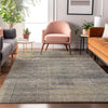 Piper Looms Mayfield Stripes AMF820 Khaki Machine Washable Area Rug Lifestyle Image Feature
