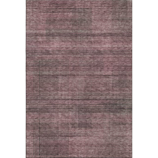 Piper Looms Mayfield Stripes AMF820 Merlot Machine Washable Area Rug main image