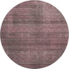 Piper Looms Mayfield Stripes AMF820 Merlot Machine Washable Area Rug Round Main Image
