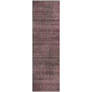 Piper Looms Mayfield Stripes AMF820 Merlot Machine Washable Area Rug Runner Main Image