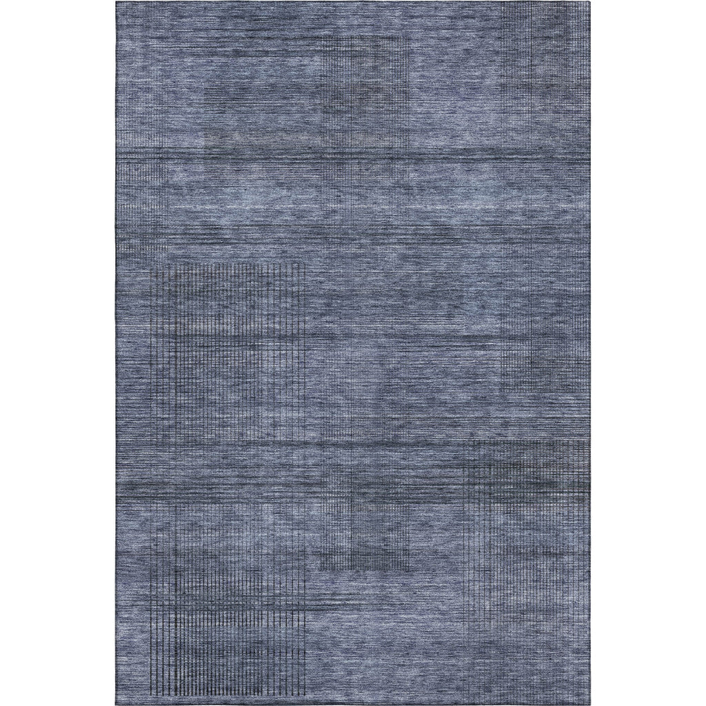 Piper Looms Mayfield Stripes AMF820 Navy Machine Washable Area Rug main image
