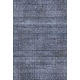 Piper Looms Mayfield Stripes AMF820 Navy Machine Washable Area Rug main image