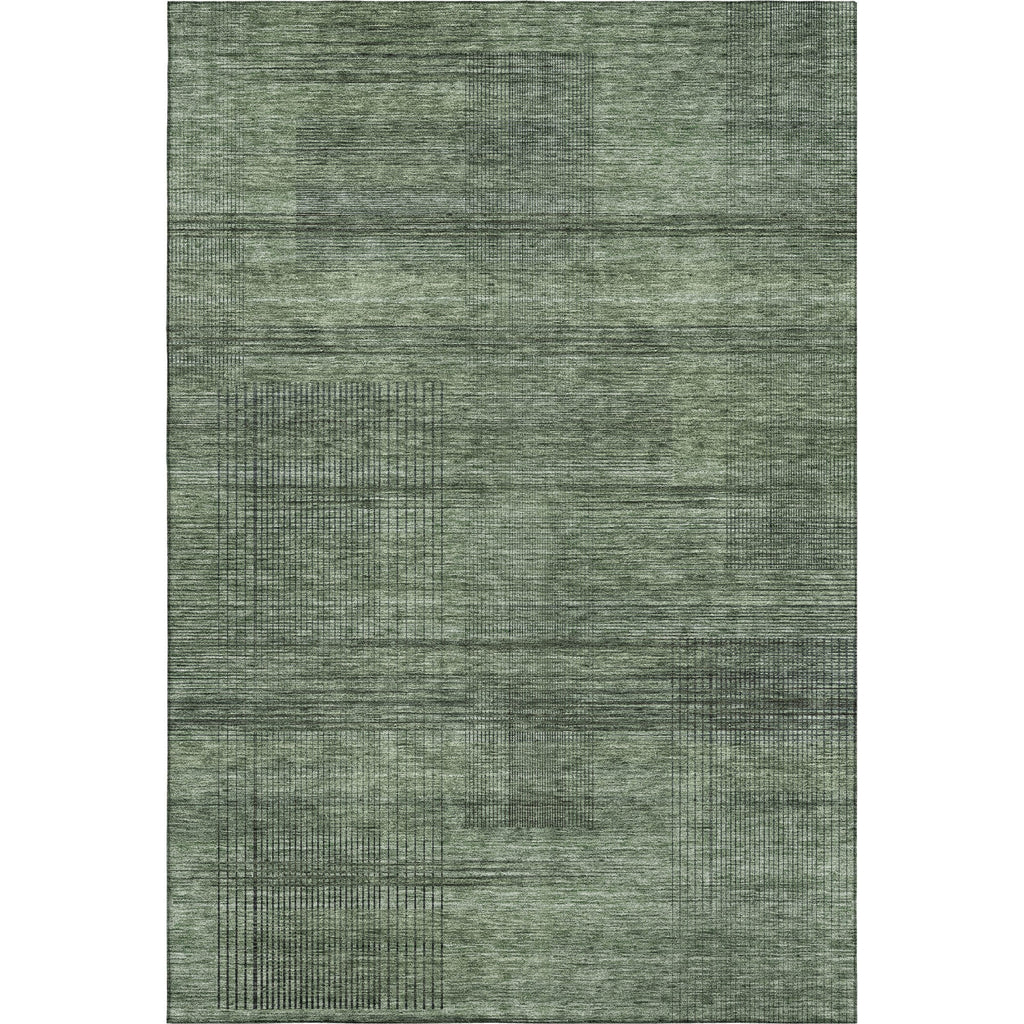Piper Looms Mayfield Stripes AMF820 Olive Machine Washable Area Rug main image