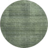 Piper Looms Mayfield Stripes AMF820 Olive Machine Washable Area Rug Round Main Image