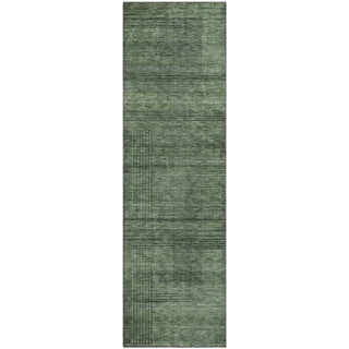 Piper Looms Mayfield Stripes AMF820 Olive Machine Washable Area Rug Runner Main Image