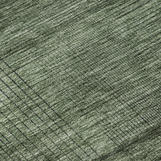 Piper Looms Mayfield Stripes AMF820 Olive Machine Washable Area Rug Swatch Image