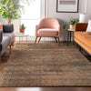 Piper Looms Mayfield Stripes AMF820 Paprika Machine Washable Area Rug Lifestyle Image Feature