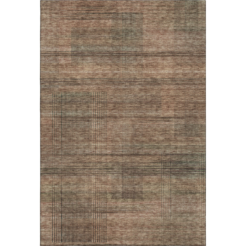 Piper Looms Mayfield Stripes AMF820 Paprika Machine Washable Area Rug main image