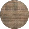 Piper Looms Mayfield Stripes AMF820 Paprika Machine Washable Area Rug Round Main Image