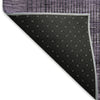 Piper Looms Mayfield Stripes AMF820 Plum Machine Washable Area Rug Backing Image