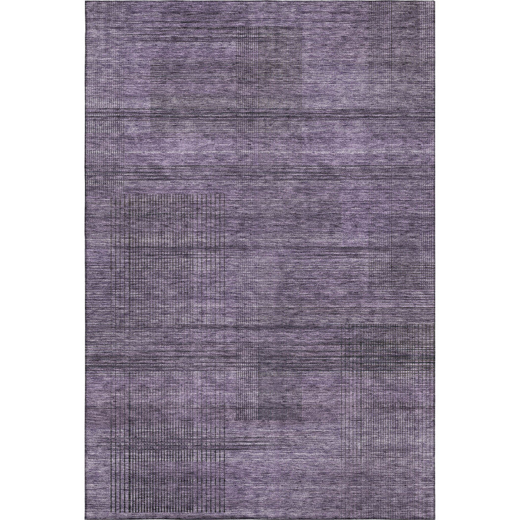 Piper Looms Mayfield Stripes AMF820 Plum Machine Washable Area Rug main image