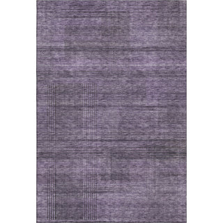 Piper Looms Mayfield Stripes AMF820 Plum Machine Washable Area Rug main image