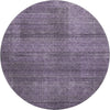 Piper Looms Mayfield Stripes AMF820 Plum Machine Washable Area Rug Round Main Image