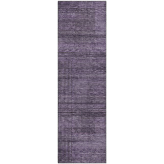Piper Looms Mayfield Stripes AMF820 Plum Machine Washable Area Rug Runner Main Image