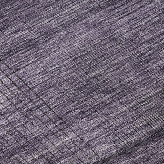 Piper Looms Mayfield Stripes AMF820 Plum Machine Washable Area Rug Swatch Image