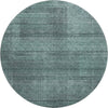 Piper Looms Mayfield Stripes AMF820 Teal Machine Washable Area Rug Round Main Image