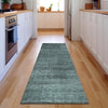 Piper Looms Mayfield Stripes AMF820 Teal Machine Washable Area Rug Runner Lifestyle Image Feature