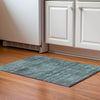 Piper Looms Mayfield Stripes AMF820 Teal Machine Washable Area Rug Scatter Lifestyle Image Feature