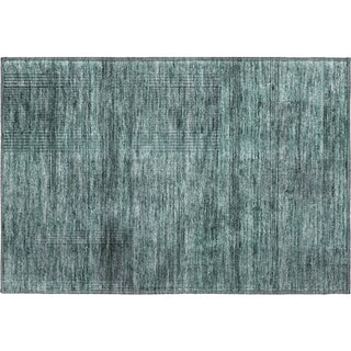Piper Looms Mayfield Stripes AMF820 Teal Machine Washable Area Rug Scatter Main Image