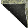 Piper Looms Mayfield Damask AMF821 Aloe Machine Washable Area Rug Backing Image