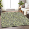 Piper Looms Mayfield Damask AMF821 Aloe Machine Washable Area Rug Lifestyle Image Feature