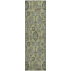 Piper Looms Mayfield Damask AMF821 Aloe Machine Washable Area Rug Runner Main Image