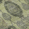 Piper Looms Mayfield Damask AMF821 Aloe Machine Washable Area Rug Swatch Image