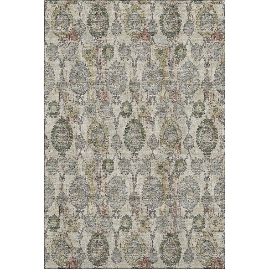 Piper Looms Mayfield Damask AMF821 Beige Machine Washable Area Rug main image