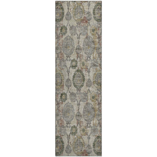 Piper Looms Mayfield Damask AMF821 Beige Machine Washable Area Rug Runner Main Image