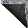 Piper Looms Mayfield Damask AMF821 Blue Machine Washable Area Rug Backing Image