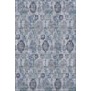 Piper Looms Mayfield Damask AMF821 Blue Machine Washable Area Rug main image