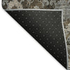 Piper Looms Mayfield Damask AMF821 Chocolate Machine Washable Area Rug Backing Image
