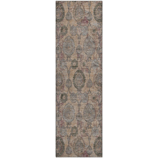 Piper Looms Mayfield Damask AMF821 Coral Machine Washable Area Rug Runner Main Image