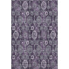 Piper Looms Mayfield Damask AMF821 Eggplant Machine Washable Area Rug main image