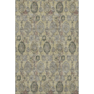 Piper Looms Mayfield Damask AMF821 Gold Machine Washable Area Rug main image