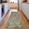 Piper Looms Mayfield Damask AMF821 Gold Machine Washable Area Rug Runner Lifestyle Image Feature