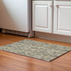 Piper Looms Mayfield Damask AMF821 Gold Machine Washable Area Rug Scatter Lifestyle Image Feature