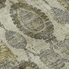 Piper Looms Mayfield Damask AMF821 Khaki Machine Washable Area Rug Swatch Image