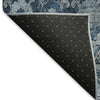Piper Looms Mayfield Damask AMF821 Navy Machine Washable Area Rug Backing Image