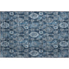 Piper Looms Mayfield Damask AMF821 Navy Machine Washable Area Rug Scatter Main Image